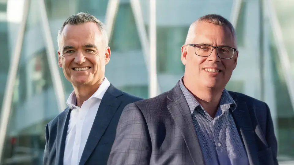 Steve Mitchell and Garth Hamilton