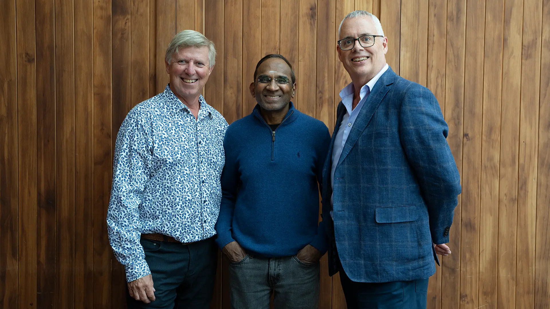 Darren, Gowri, Garth